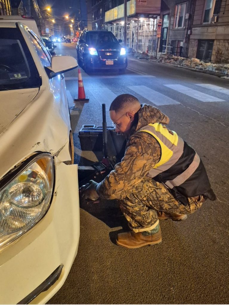 Late Night Fast Mobile Tire Repair In Hudson County NJ Mobile tire repair in jersey city NJ . Happy Road Services Serves the entire Hudson county