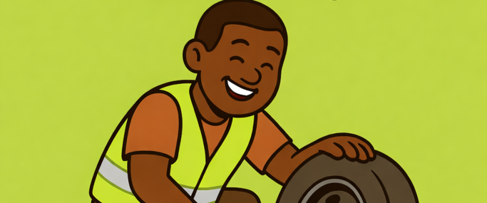 Happy road services logo Happy road services company logo